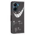 Etui z klapką do Xiaomi Redmi 13C / Poco C65, Wallet, Don't Touch My Phone czarne