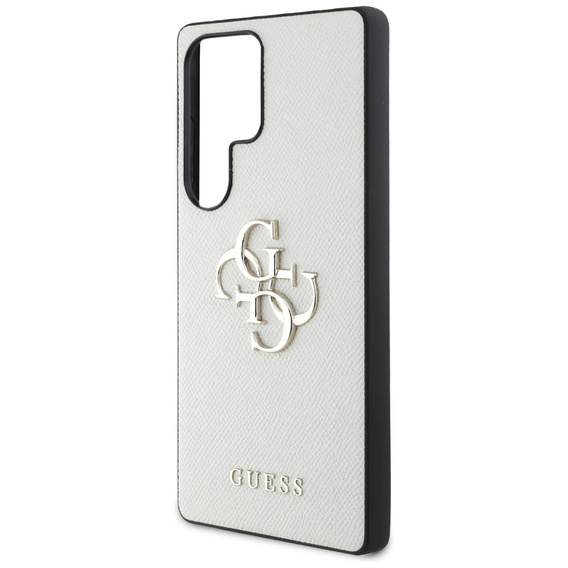 Etui GUESS do Samsung Galaxy S25 Ultra, Classic Logo, beżowe