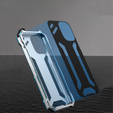Etui R-JUST do iPhone 13 Pro, pancerne Hollow Armour, niebieskie
