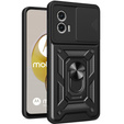 Etui pancerne do Motorola Moto G73 5G, CamShield Slide, czarne