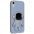 Etui do iPhone XR, Astronaut, niebieskie