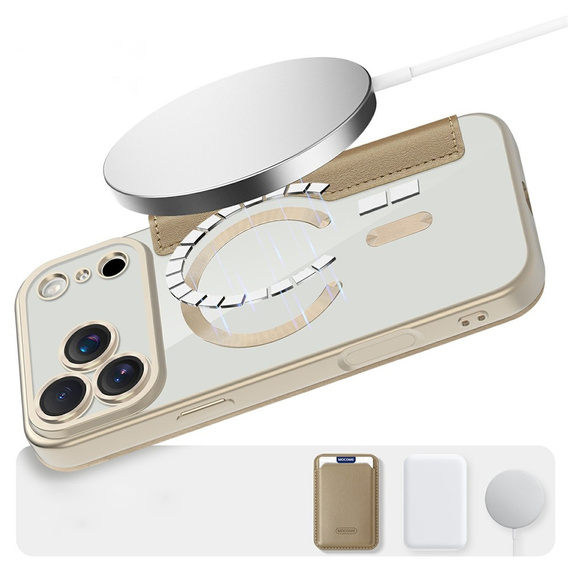 Etui z klapką RFID Wallet MagSafe z ochroną aparatu do iPhone 17 Pro Max
