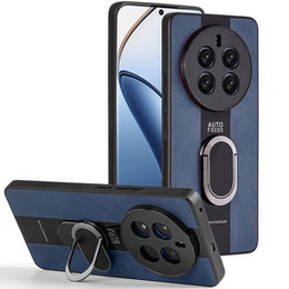 Etui do Realme 12 Pro 5G / 12 Pro+ 5G, Leather Kickstand Ring, niebieskie