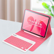 Etui z klawiaturą do iPad 11" 2025 A16 (11 gen.) / iPad 10.9" 2022 (10 gen.), Pen Slot, magenta