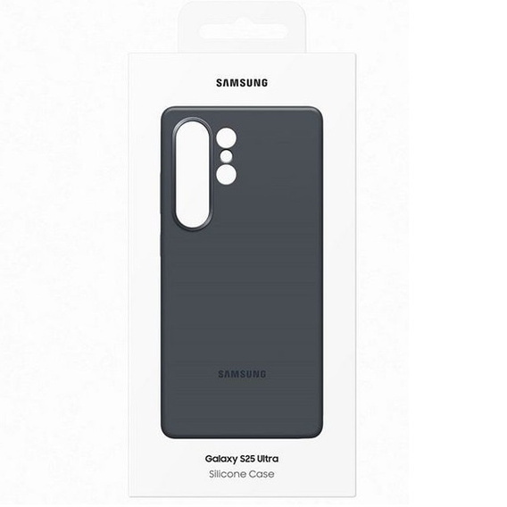 Oryginalne Etui do Samsung Galaxy S25 Ultra, Silicone Cover, czarne