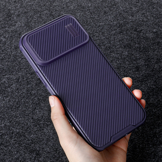 Etui z Ochroną Aparatu Nillkin Camshield Pro do Iphone 14 Pro Max, Fioletowy