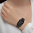 Pasek Silikonowy do Xiaomi Smart Band 8 Pro / Xiaomi Smart Band 9 Pro, Czarny