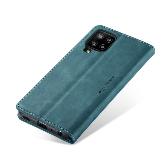 Etui CASEME do Samsung Galaxy A12 / M12 / A12 2021, Leather Wallet Case, niebieskie
