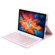 Etui z klawiaturą do Lenovo Tab P11 J606F / P11 5G J607Z, różowe rose gold