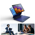 Etui z klawiaturą do Samsung Galaxy Tab S9 / S9 FE / S10 FE, Dexnor Magnetic Keyboard Touchpad, niebieskie