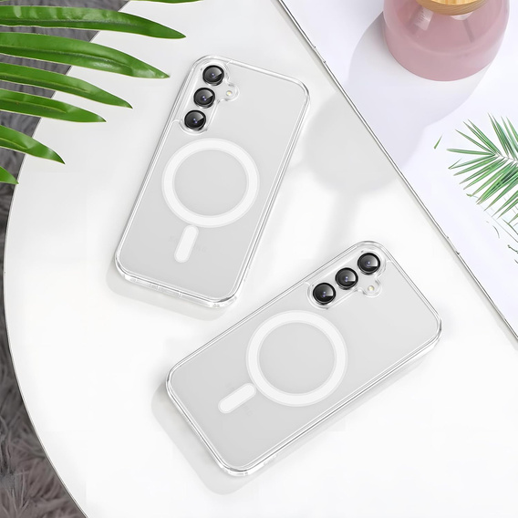 Etui do Samsung Galaxy A17 5G, do MagSafe, wzmocnione, przezroczyste