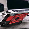 Etui pancerne do iPhone 16E, CamShield Slide, czerwone + Szkło Hartowane 9H