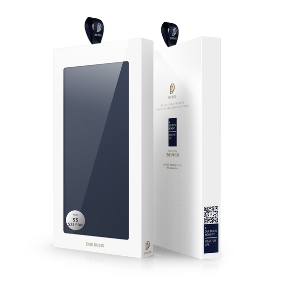 Etui Dux Ducis do Samsung Galaxy S23 Plus, Skinpro, granatowe