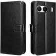 Etui z klapką do OnePlus Nord 4, Crazy Horse Wallet, czarne