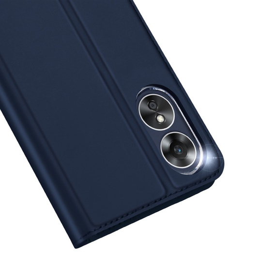 Etui Dux Ducis do Oppo A17, Skinpro, granatowe