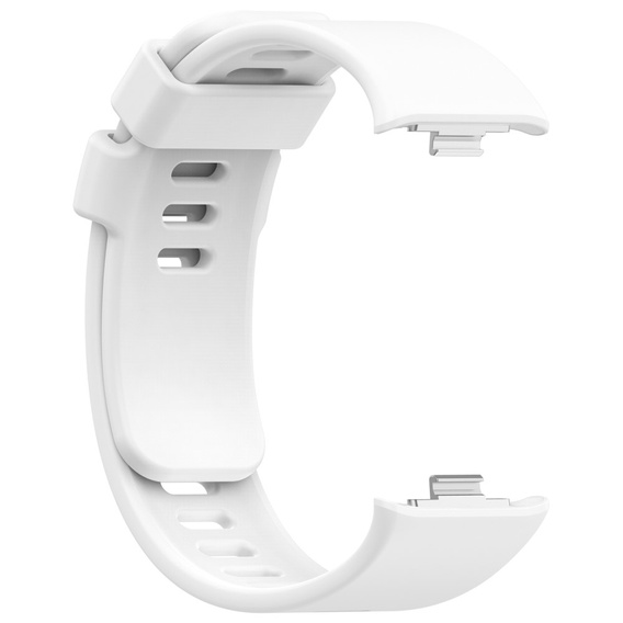 Pasek Silikonowy do Xiaomi Redmi Watch 4 / Xiaomi Smart Band 8 Pro / Xiaomi Smart Band 9 Pro, Biały