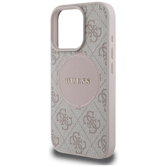 Etui Guess 4G Circle with Classic Logo, do MagSafe do iPhone 16 Pro Max