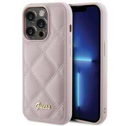 Etui Guess Quilted Metal Logo do iPhone 15 Pro