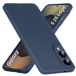 Etui Matt TPU do Samsung Galaxy S25 Edge, pokrowiec ochronny – niebieski