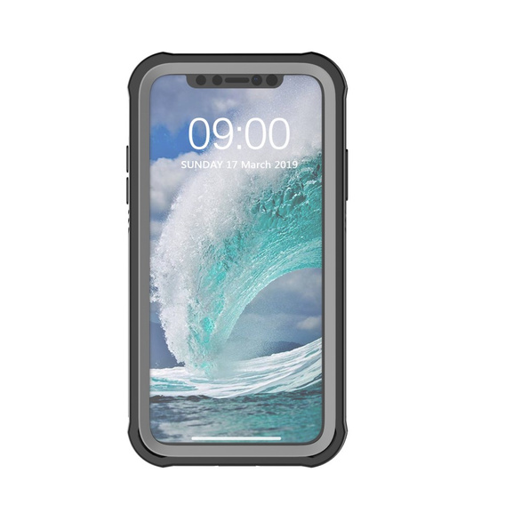 Etui do iPhone XR, Shockproof, z folią, czarne