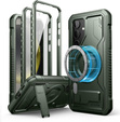 Etui pancerne do Samsung Galaxy S24, Dexnor Full Body MagSafe,  zielone