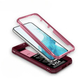 Etui pancerne do Samsung Galaxy S23 Plus, CamShield Slide, różowe / czerwone