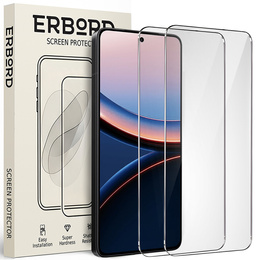 2x Szkło Hartowane ERBORD 9H Hard Glass do Xiaomi Poco F7 Ultra – codzienna ochrona w eleganckim wydaniu