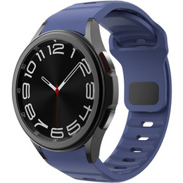 Pasek Silikonowy do Samsung Galaxy Watch 4/5/6, Ciemny Niebieski