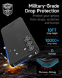 Etui do Samsung Galaxy S24, ERBORD Full Kevlar, do MagSafe, czarne