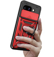 Etui pancerne do Google Pixel 9A, CamShield Slide, czerwone