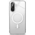 Etui Ringke do Samsung Galaxy A36 / A56 5G, Fusion MagSafe, Przezroczyste + Szkło Hartowane 9H