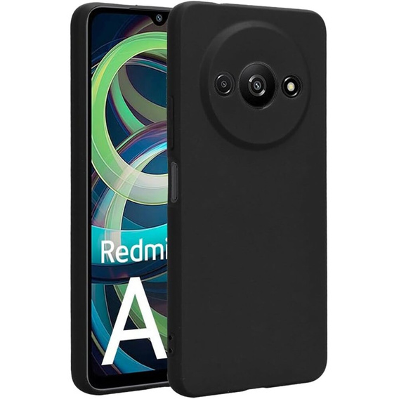 Etui cienkie do Xiaomi Redmi A3, Slim, czarne