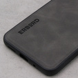 Etui do Xiaomi Redmi 12C, ERBORD Business, z blaszką do uchwytów samochodowych, szare