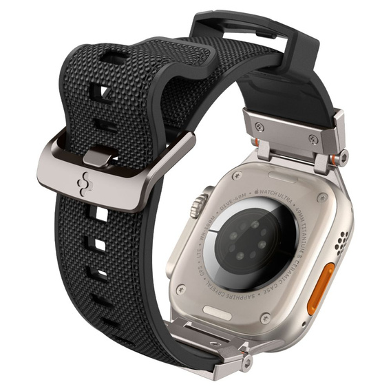 Pasek SPIGEN do Apple Watch 1/2/3/4/5/6/7/8/9/SE/Ultra/Ultra 2 42/44/45/49MM, Durapro Armor, Czarny