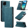 Etui CASEME do Samsung Galaxy A12 / M12 / A12 2021, Leather Wallet Case, niebieskie