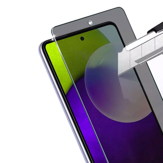 Szkło Hartowane Anti-Spy do Samsung Galaxy A52 / A52s 5G, Czarne