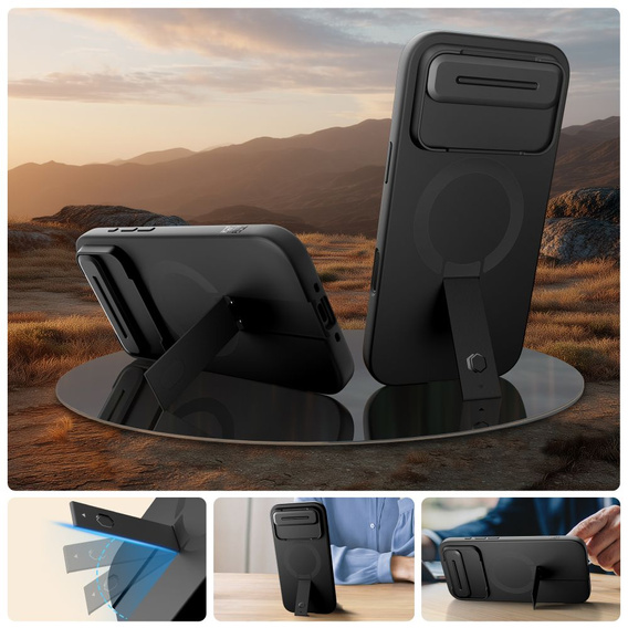Etui Tech-Protect do iPhone Air, Kevlar Aura MagSafe, Czarne
