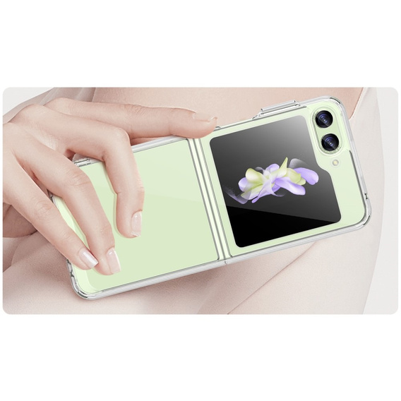 Etui do Samsung Galaxy Z Flip 5 5G, Fusion Hybrid, przezroczyste