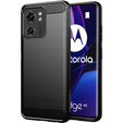 Etui do Motorola Edge 40, Karbon, czarne