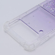 Etui do Samsung Galaxy Z Flip 4 5G, Sparkle, do Magsafe, fioletowe