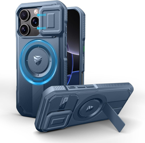 Etui Dexnor MagSafe z osłoną aparatu do iPhone 16 Pro