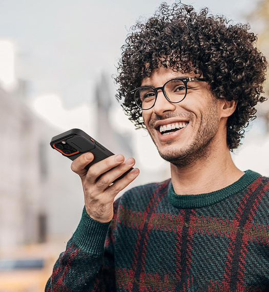 SURITCH Magnetyczne etui ochronne z podstawką i osłoną aparatu – do iPhone 16 Pro Max – czarne