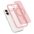 Etui Matt Case do iPhone 17, do MagSafe, półprzezroczyste różowe