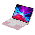 Etui z klawiaturą do iPad Air 10.9" 2022/2020 (5/4 gen.), TouchPad, różowe rose gold
