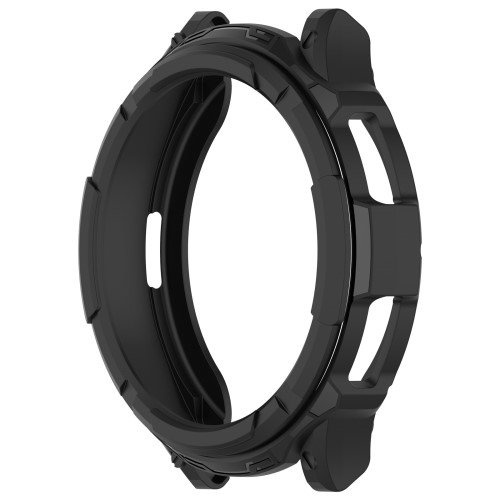 Etui z nakładką bezel ring do Samsung Galaxy Watch 6 Classic 47mm, Czarne