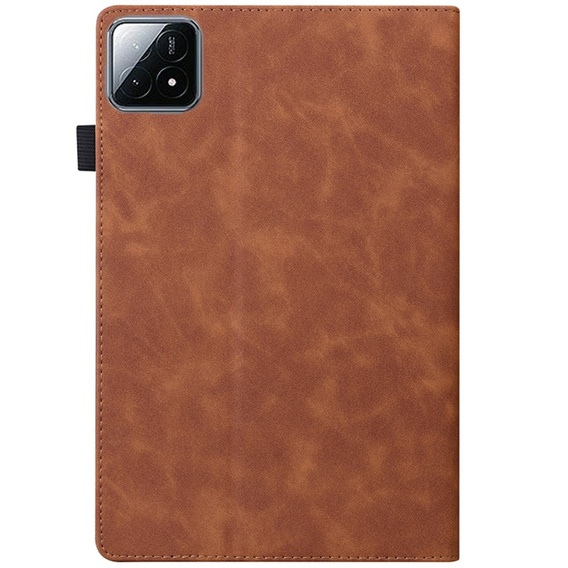 Etui do Xiaomi Pad 7 / 7 Pro, Classic, z miejscem na rysik, brązowe