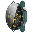 2w1 Etui + Szkło Hartowane do Huawei Watch GT 4 46mm, Zielone
