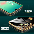 Etui do Samsung Galaxy A26 5G, Electro heart, czarne + Szkło 9H