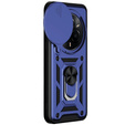 Etui pancerne do Realme 14 Pro 5G, CamShield Slide, niebieskie