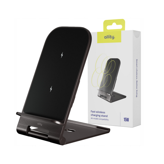 Allity AWC-100 – Ładowarka Bezprzewodowa 15W - czarna